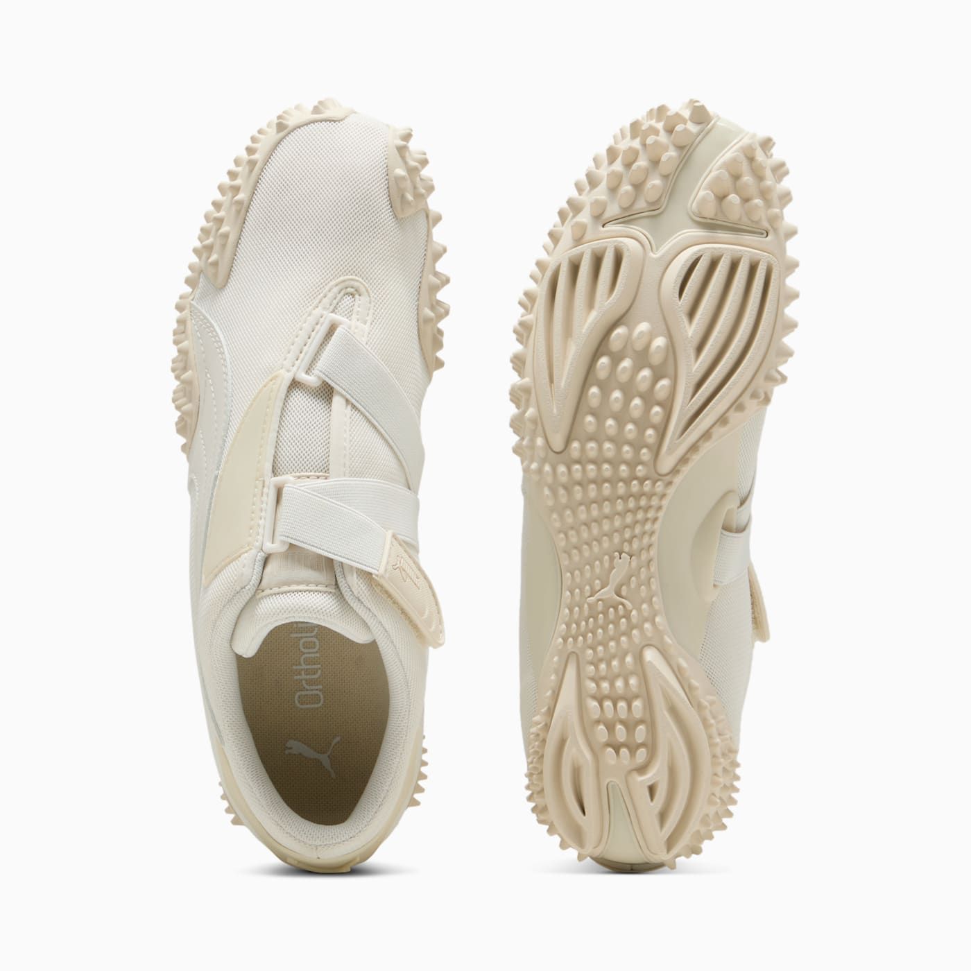 Mostro OG Prime Women's Shoes - Warm White-Alpine Snow - Top View and Outsole