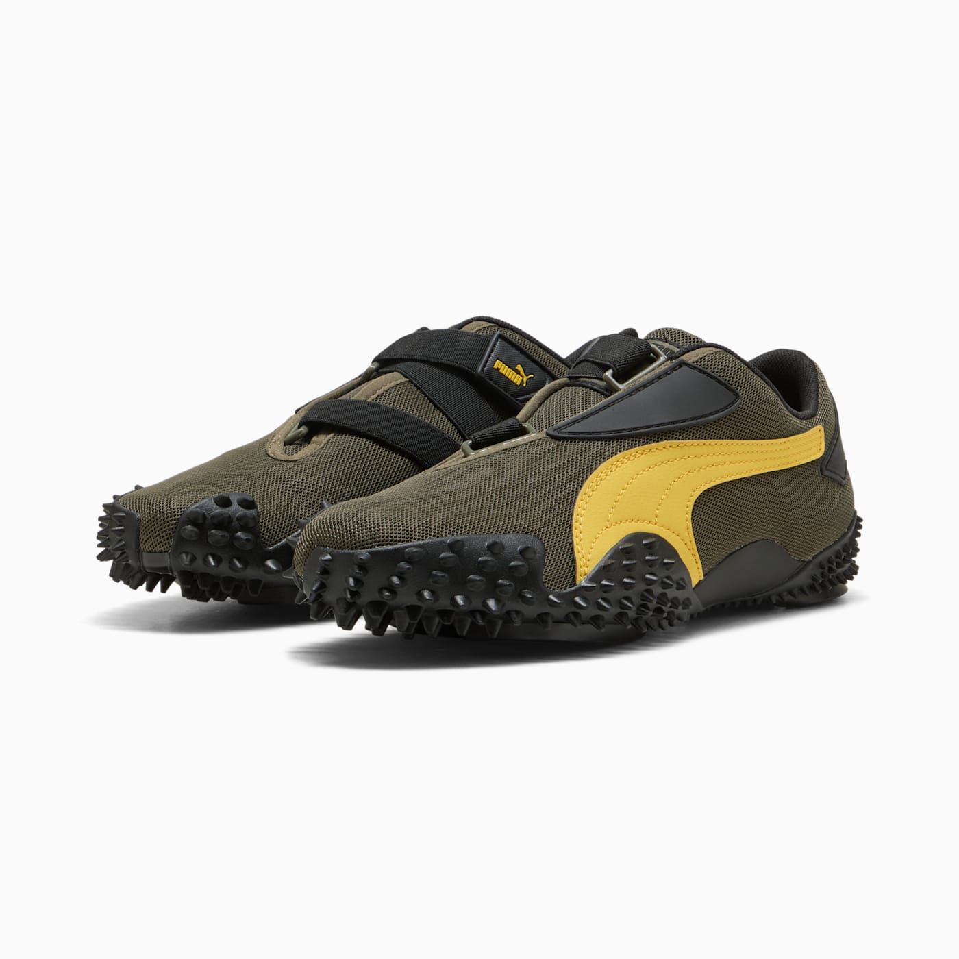 Mostro OG Prime Men's Shoes - Loden Green-Pele Yellow - Clean Studio Shot