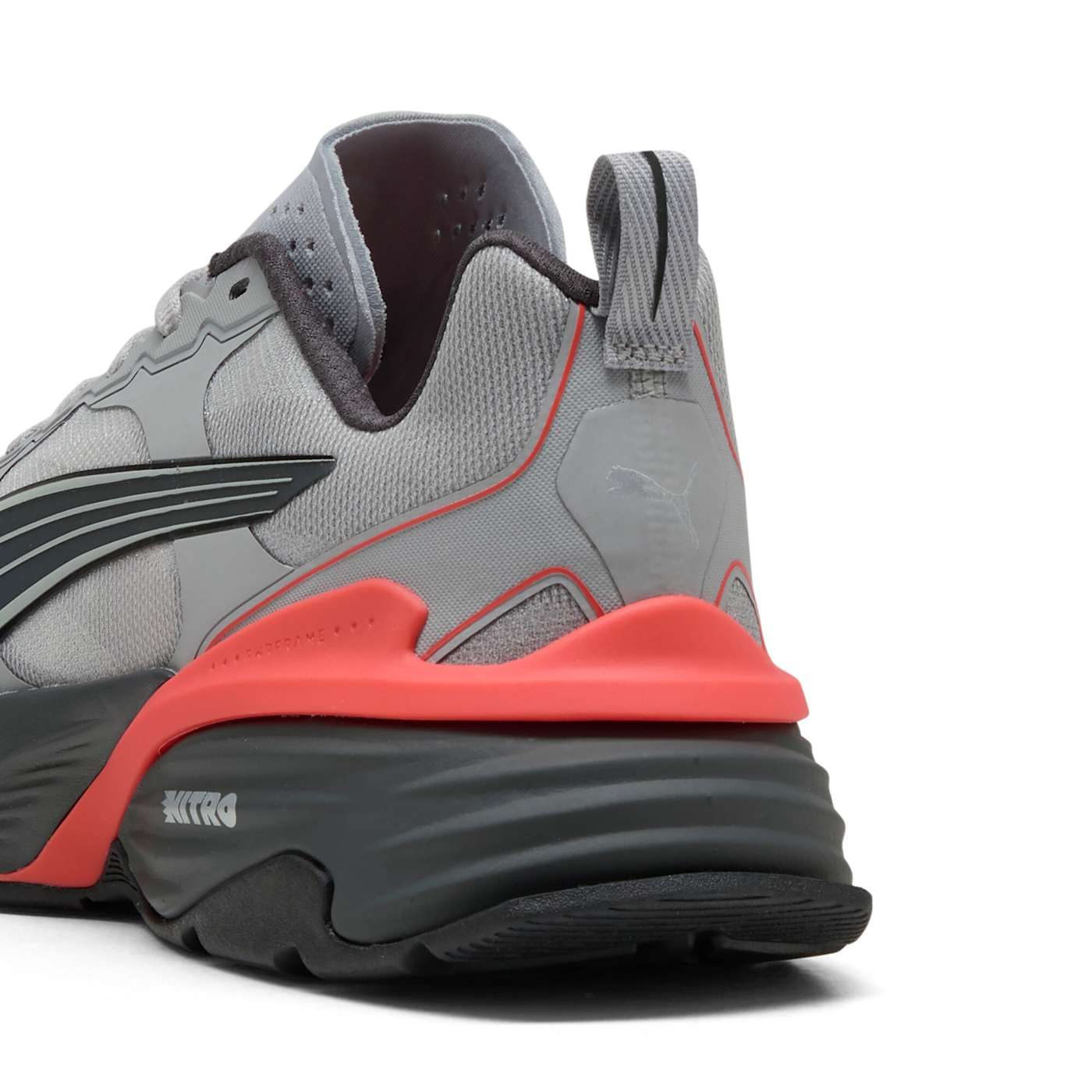 Fade NITRO V2 Men's Shoes - Running Gray Echo-Shadow G - Back / Heel View
