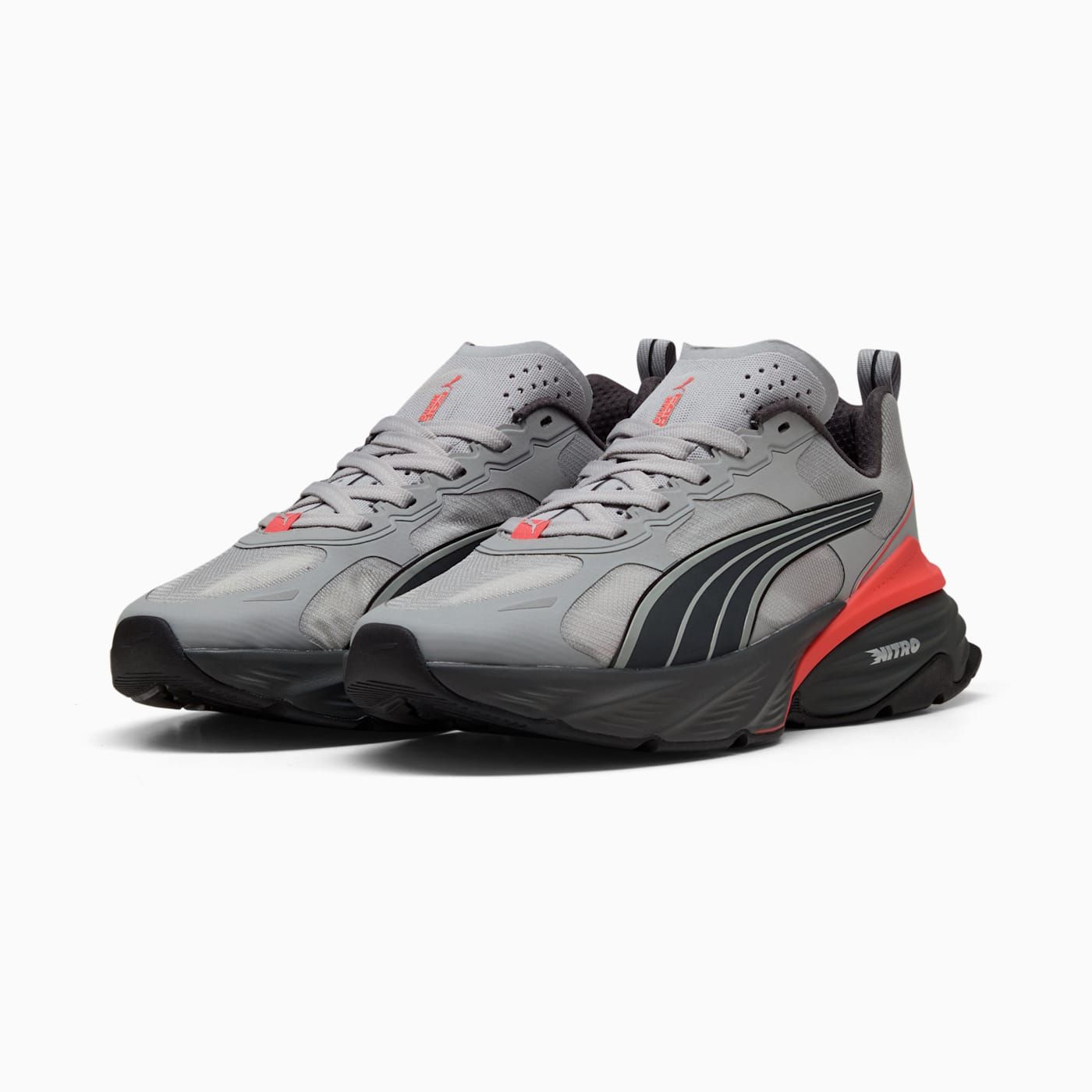Fade NITRO V2 Men's Shoes - Running Gray Echo-Shadow G - Clean Studio Shot