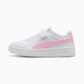 Court Classic Clean AC+ Kids' Shoes - PUMA White-Pi - Side Profile - Lateral