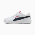 Court Classic Clean AC+ Kids' Shoes - PUMA White-Ne - Side Profile - Lateral