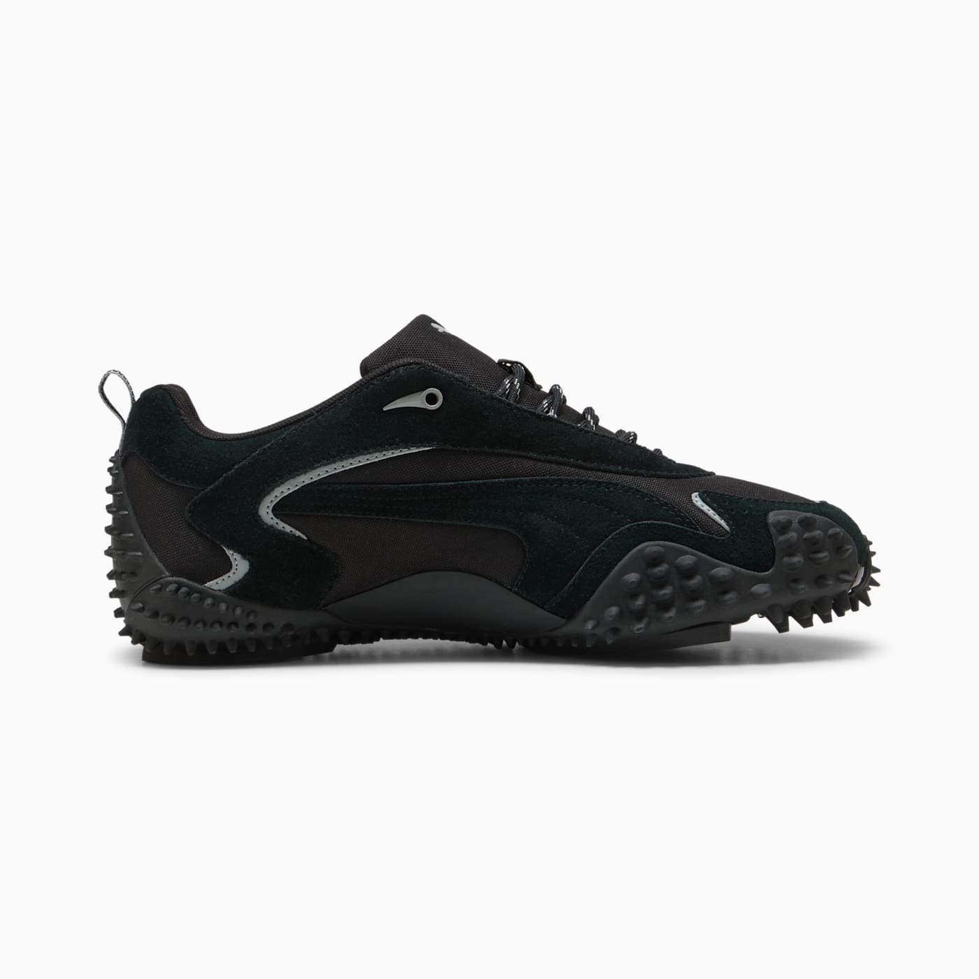 Mostro XC Prime Men's Shoes - PUMA Black-Flat Mid Gray - Side Profile - Medial