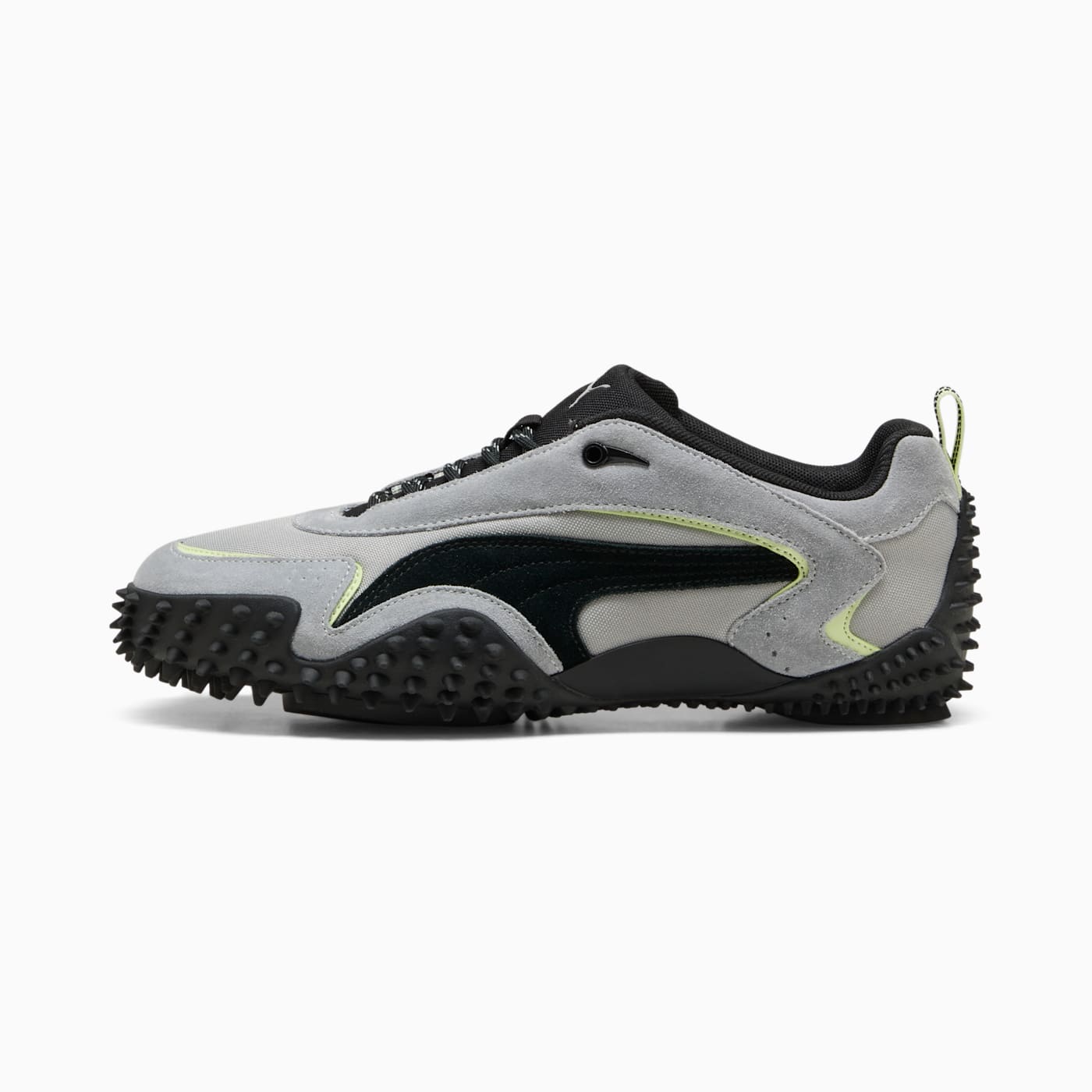 Mostro XC Prime Men's Shoes - Gray Echo-PUMA Black - Side Profile - Lateral