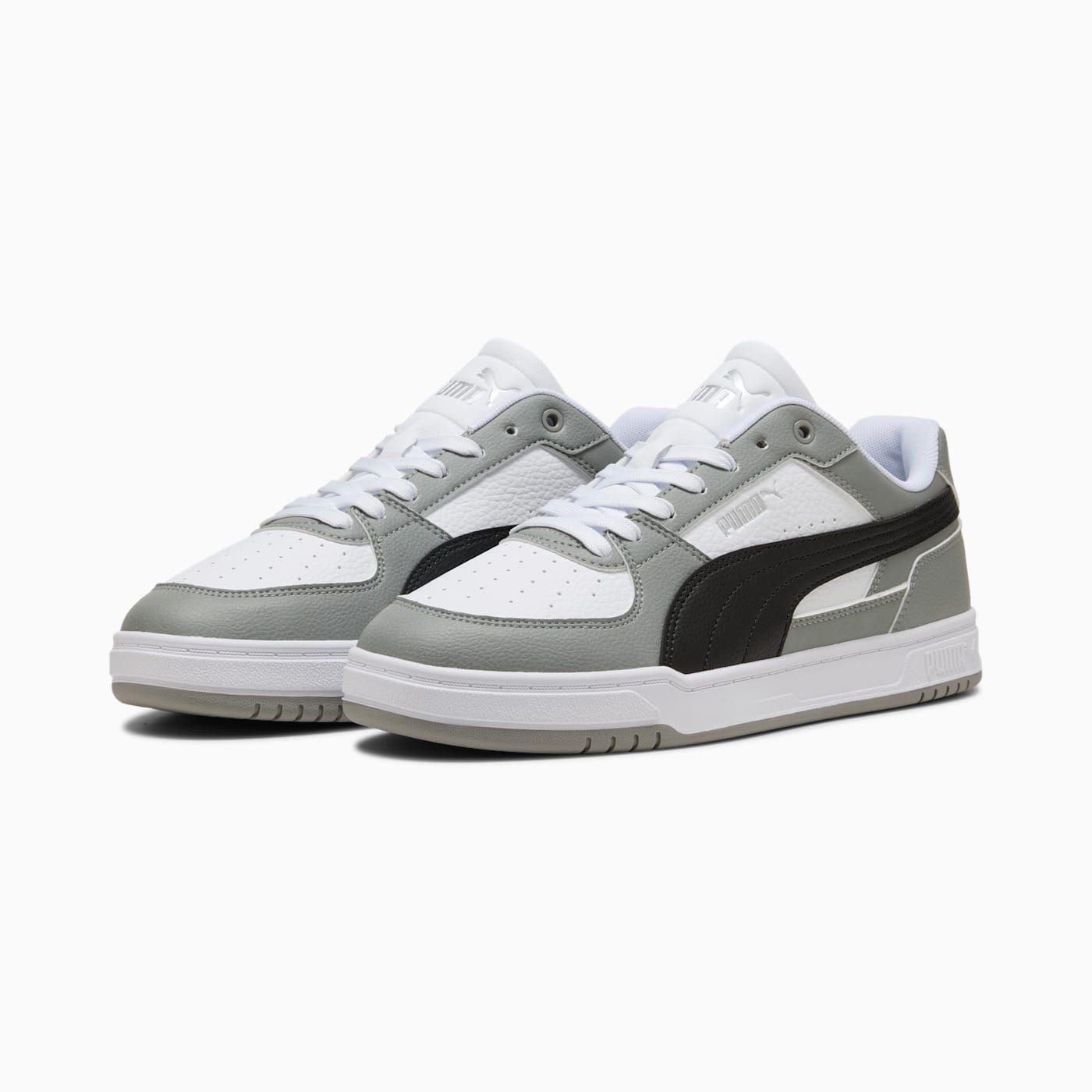 Puma Caven III Men's Shoes - PUMA White-PUMA Black-Gra - Clean Studio Shot
