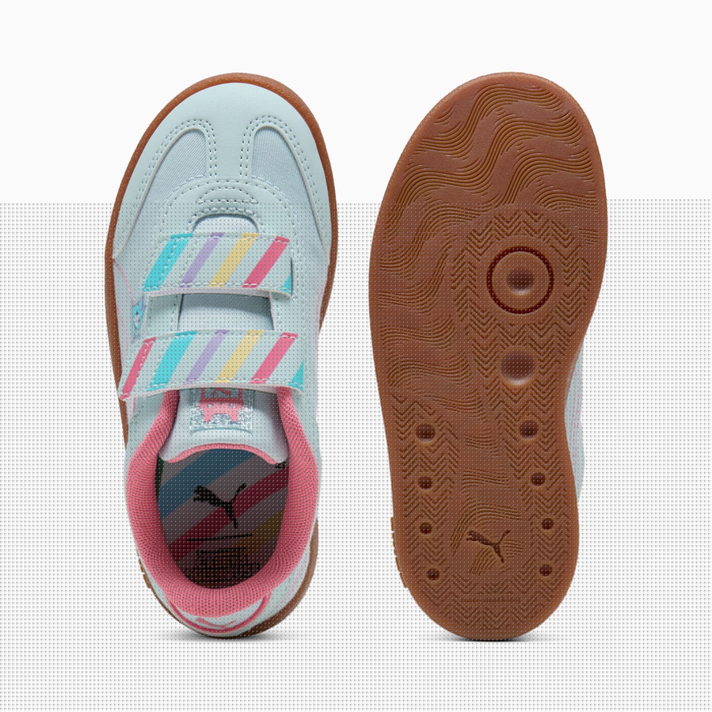 PUMA Club II Era GABBY S DOLLHOUSE V Kids' Shoes - Top View and Outsole