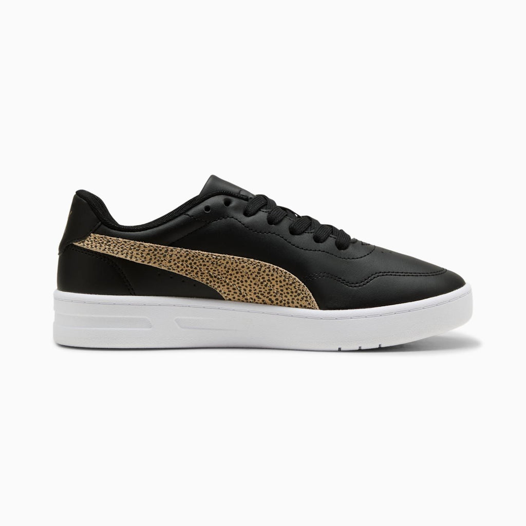 Court Lally Topcat Women's Shoes - PUMA Black-Toasted Al - Side Profile - Medial