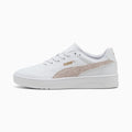 Court Lally Topcat Women's Shoes - PUMA White-Frosted Iv - Side Profile - Lateral