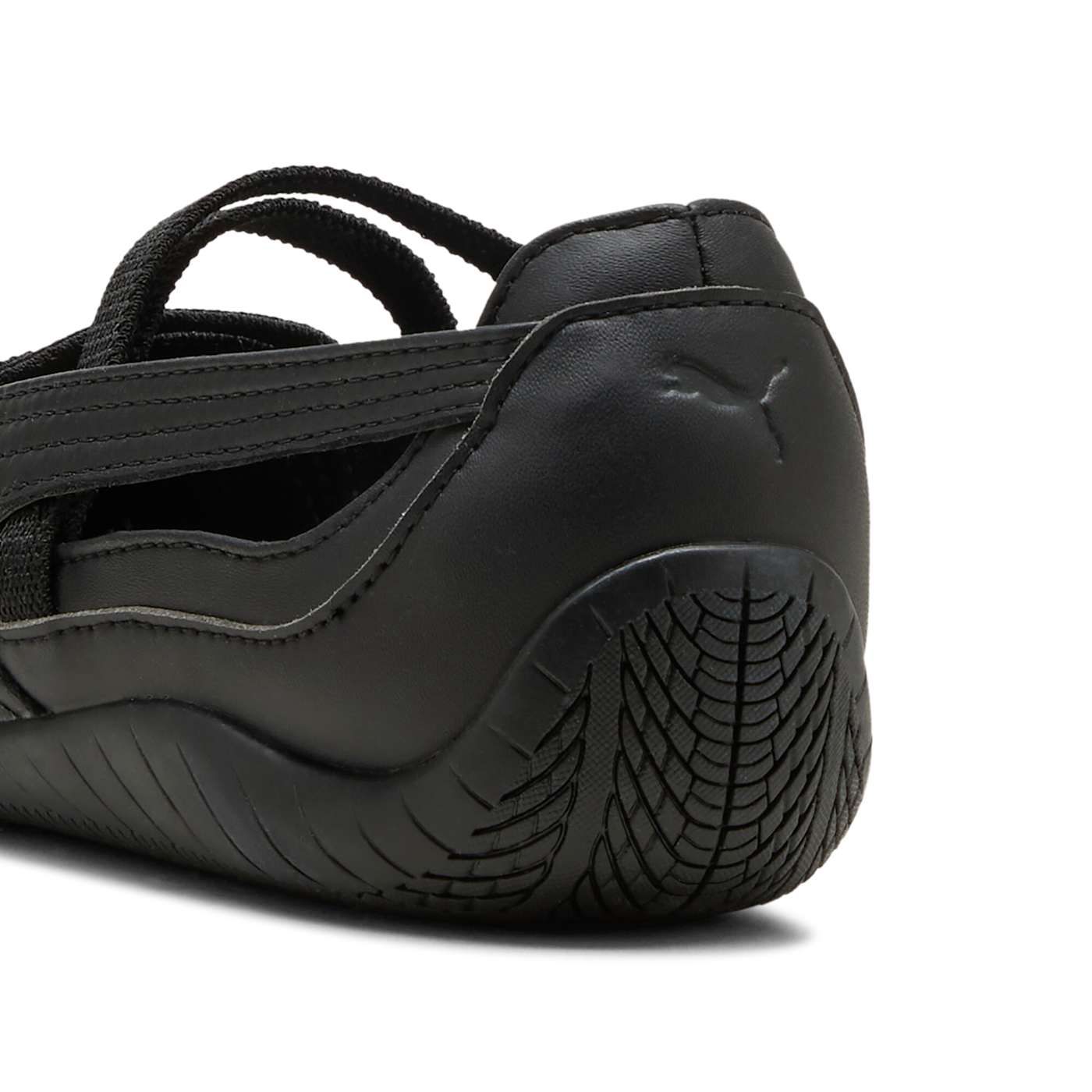Speedcat Ballet Lthr Women's Shoes - PUMA Black - Back / Heel View