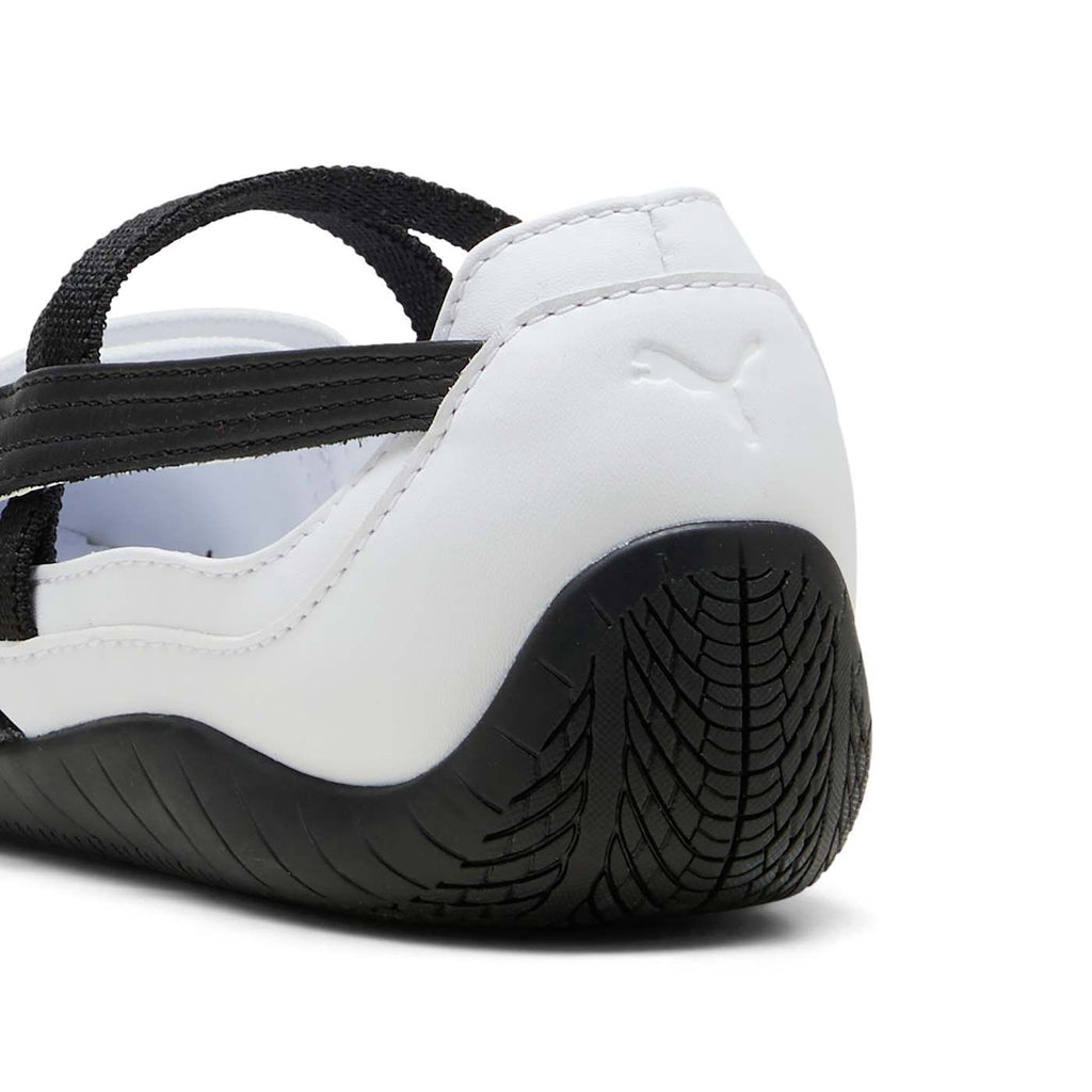 Speedcat Ballet Lthr Women's Shoes - PUMA White-PUMA - Back / Heel View