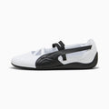 Speedcat Ballet Lthr Women's Shoes - PUMA White-PUMA - Side Profile - Lateral