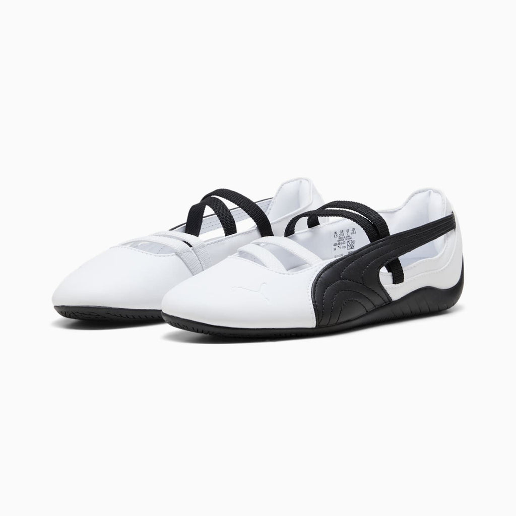 Speedcat Ballet Lthr Women's Shoes - PUMA White-PUMA - Clean Studio Shot