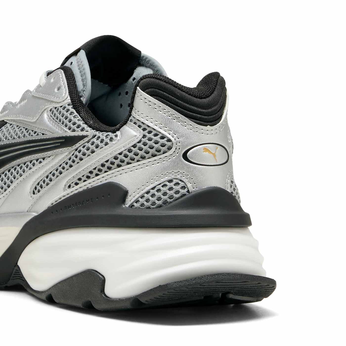 Fade Nitro LS Men's Shoes - PUMA Silver-Cool Mid Gray - Back / Heel View