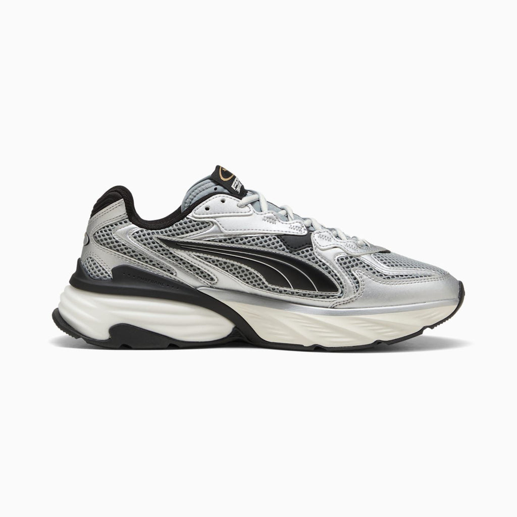 Fade Nitro LS Men's Shoes - PUMA Silver-Cool Mid Gray - Side Profile - Medial