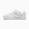 PUMA Caven III AC+ Kids' Shoes - PUMA White-PUMA Si - Side Profile - Lateral