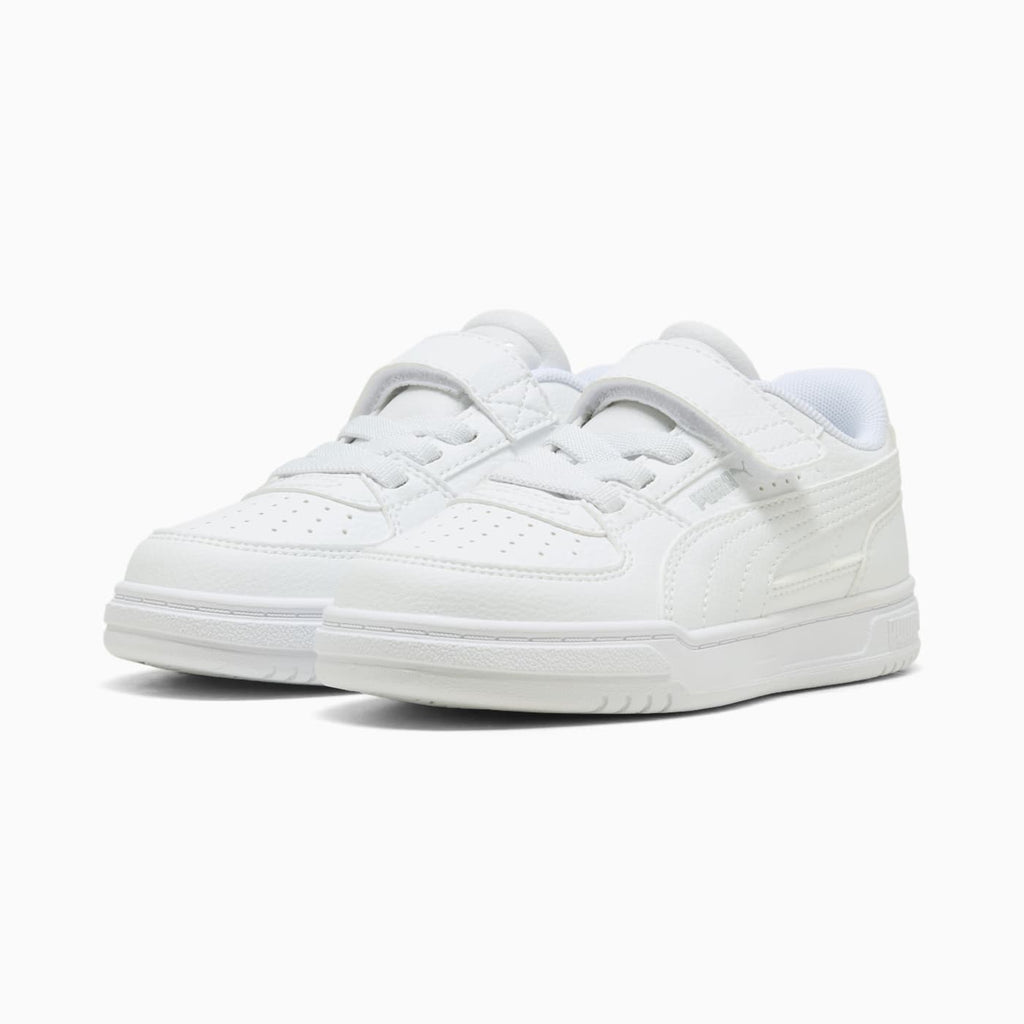 PUMA Caven III AC+ Kids' Shoes - PUMA White-PUMA Si - Clean Studio Shot