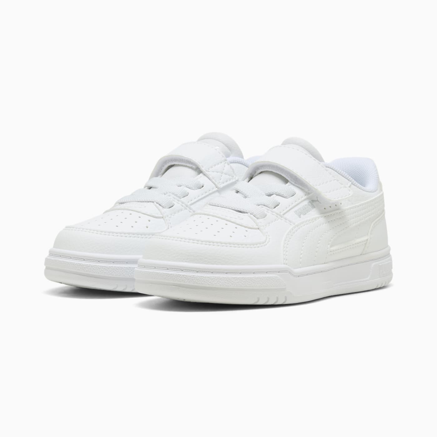 PUMA Caven III AC+ Kids' Shoes - PUMA White-PUMA Si - Clean Studio Shot