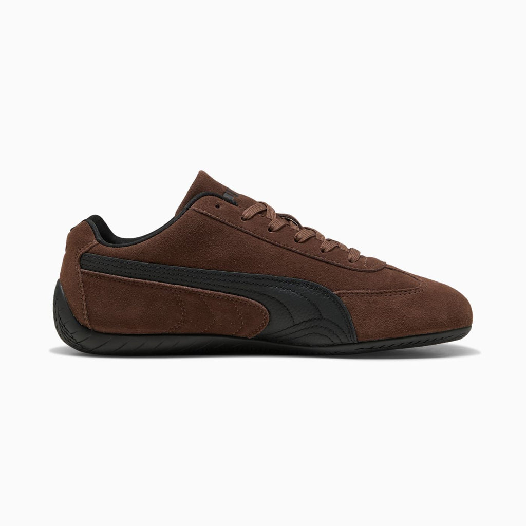 Speedcat Men's Shoes - Chestnut Brown-PUMA Black - Side Profile - Medial