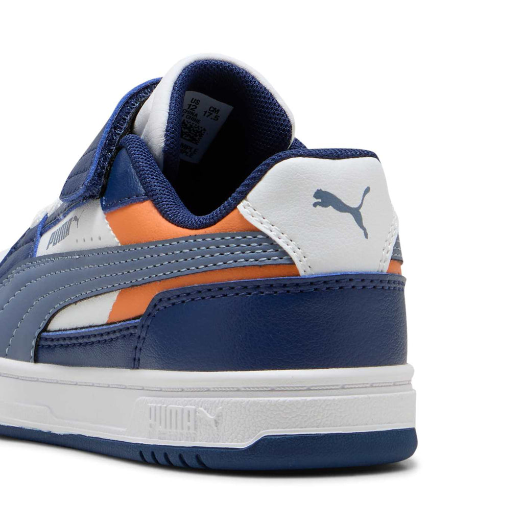 PUMA Caven III Block AC+ Kids' Shoes - Blue Jewel-G - Back / Heel View