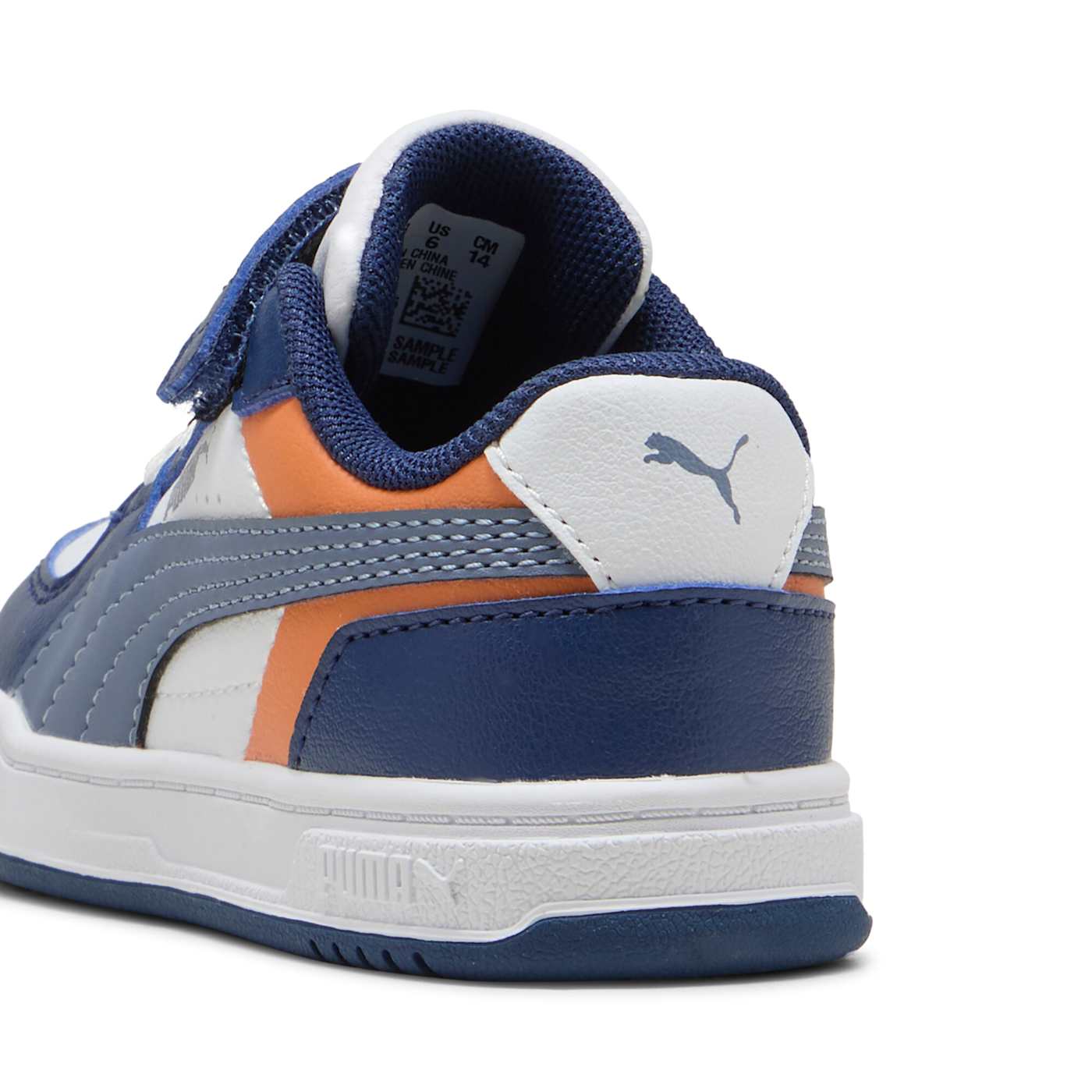 PUMA Caven III Block AC+ Infant Shoes - Blue Jewel- - Back / Heel View