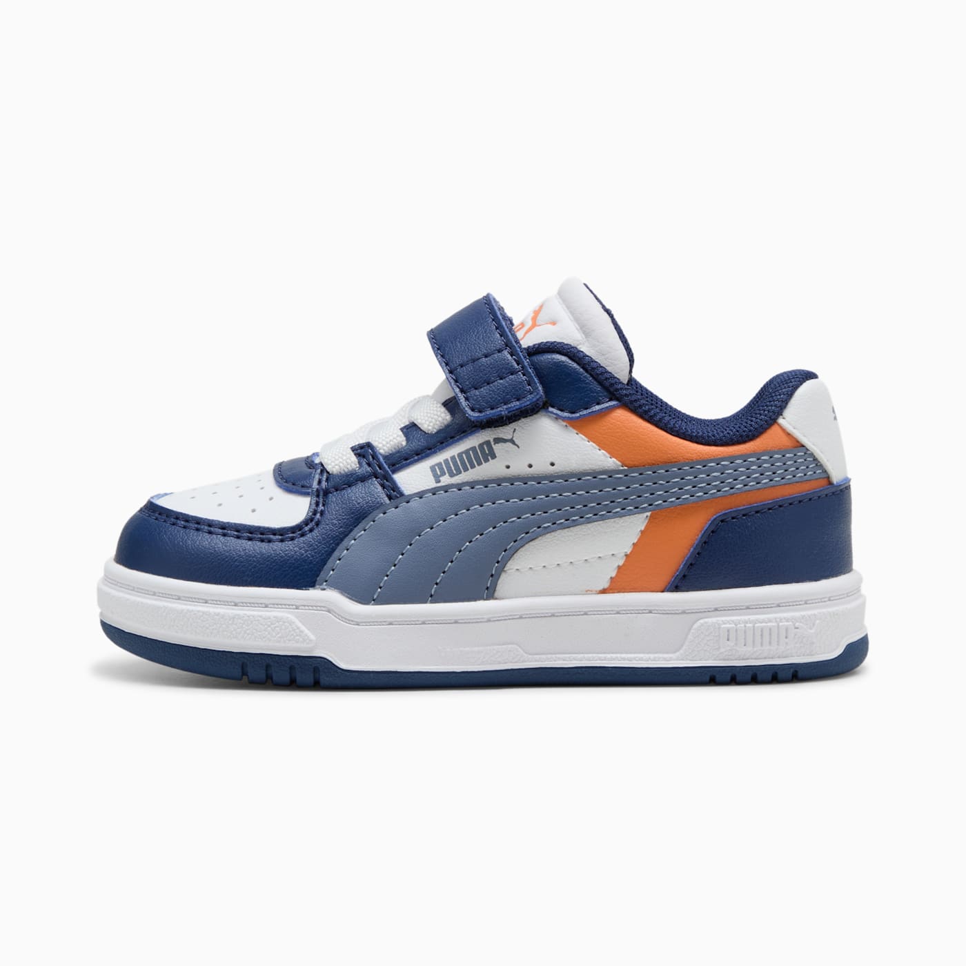 PUMA Caven III Block AC+ Infant Shoes - Blue Jewel- - Side Profile - Lateral