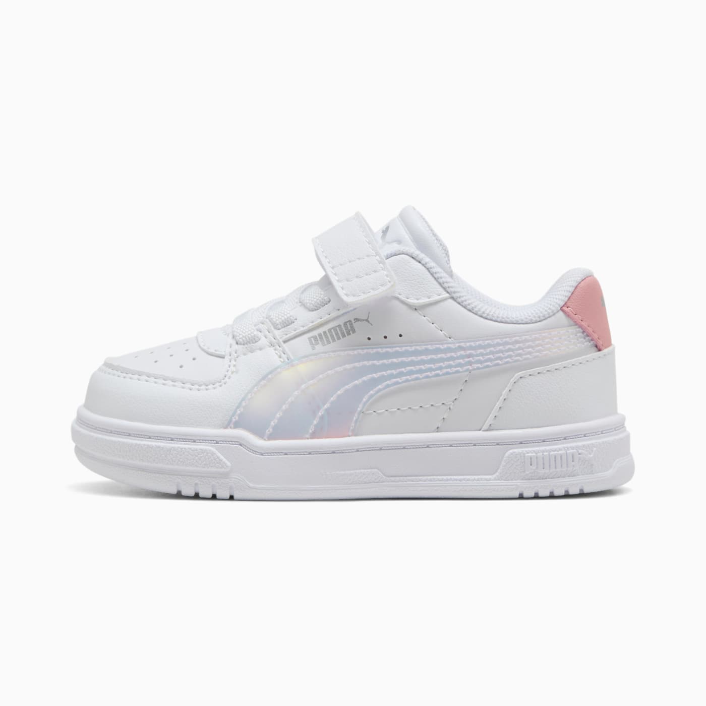 PUMA Caven III Holo 2.0 AC+ PUMA Whi Infant Shoes - Side Profile - Lateral
