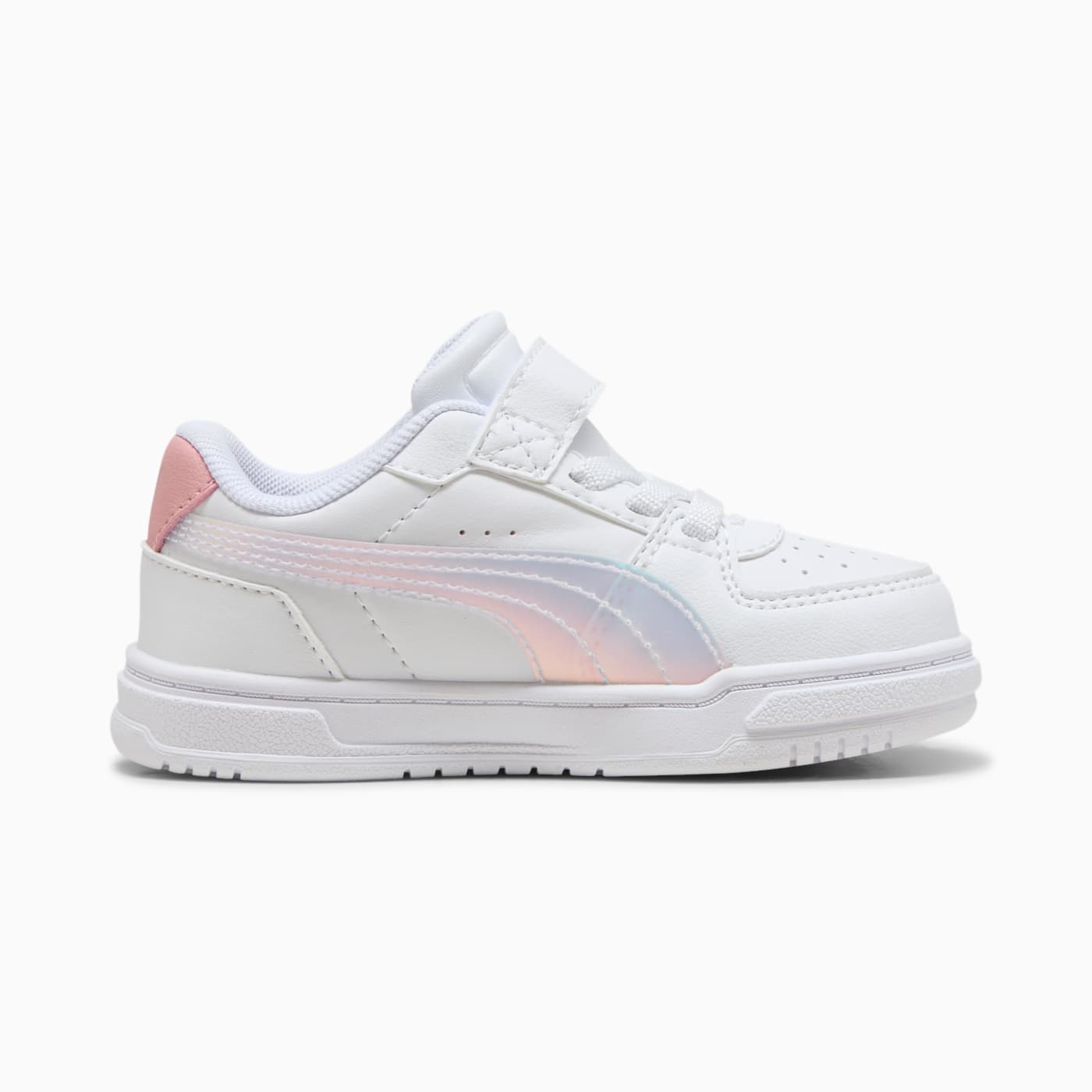 PUMA Caven III Holo 2.0 AC+ PUMA Whi Infant Shoes - Side Profile - Medial