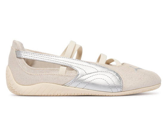 PUMA Speedcat Ballet Let It Shine Junior Sneakers-Beige-White view 1
