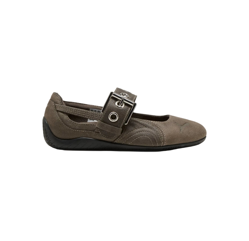 PUMA Speedcat Ballet Dress-Up Sneakers-Matte Bronze-PUMA Black view 1
