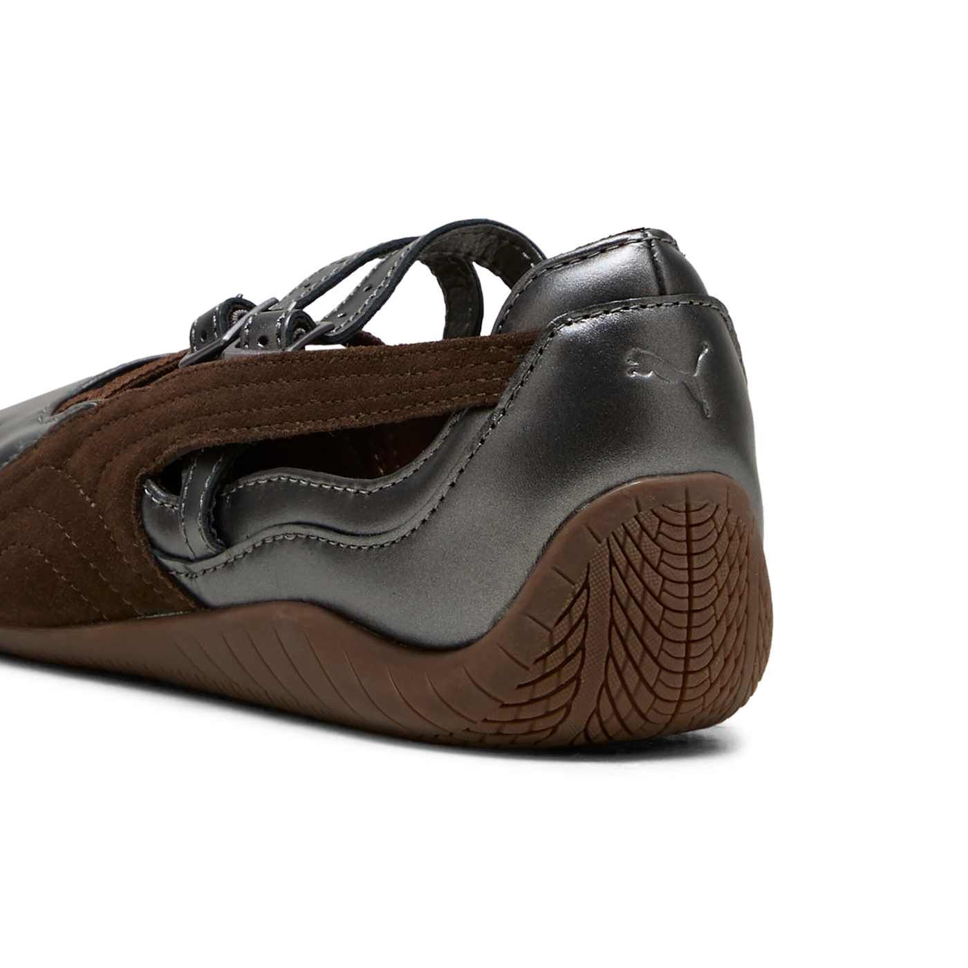 Speedcat Ballet Lux Women's Shoes - Chocolate-Gum - Back / Heel View