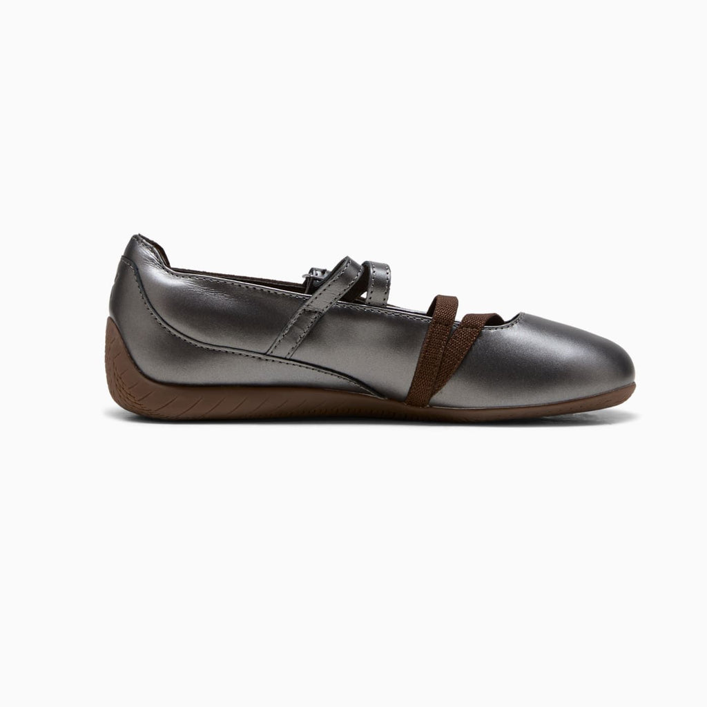 Speedcat Ballet Lux Women's Shoes - Chocolate-Gum - Side Profile - Medial