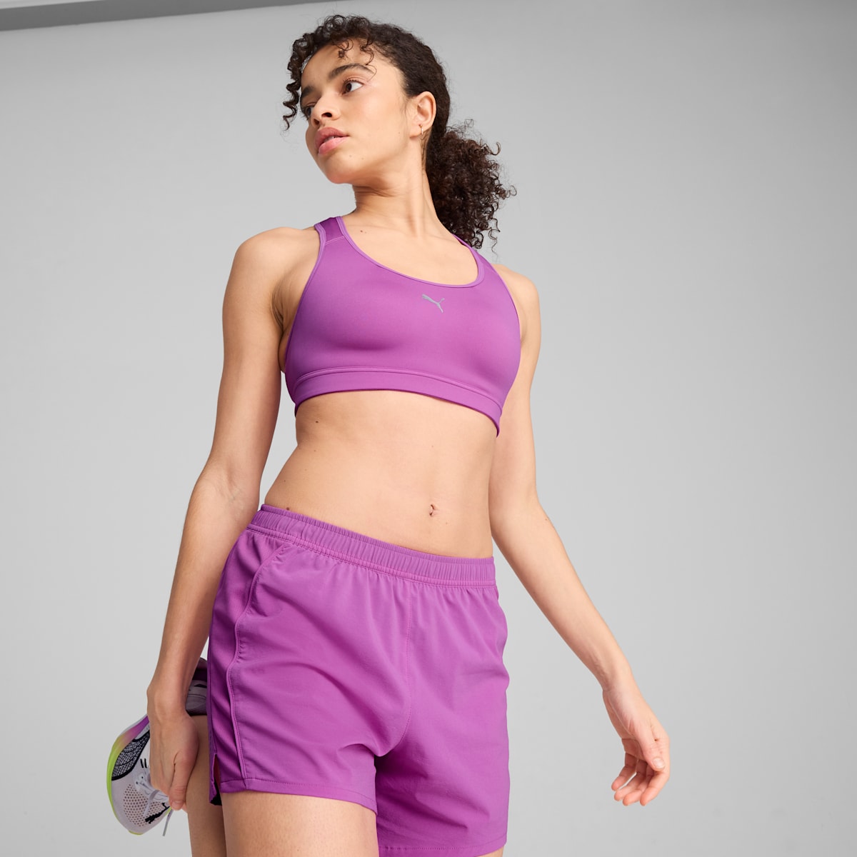 4Keeps Run Women's Mid-Impact Bra - Wild Berry model image