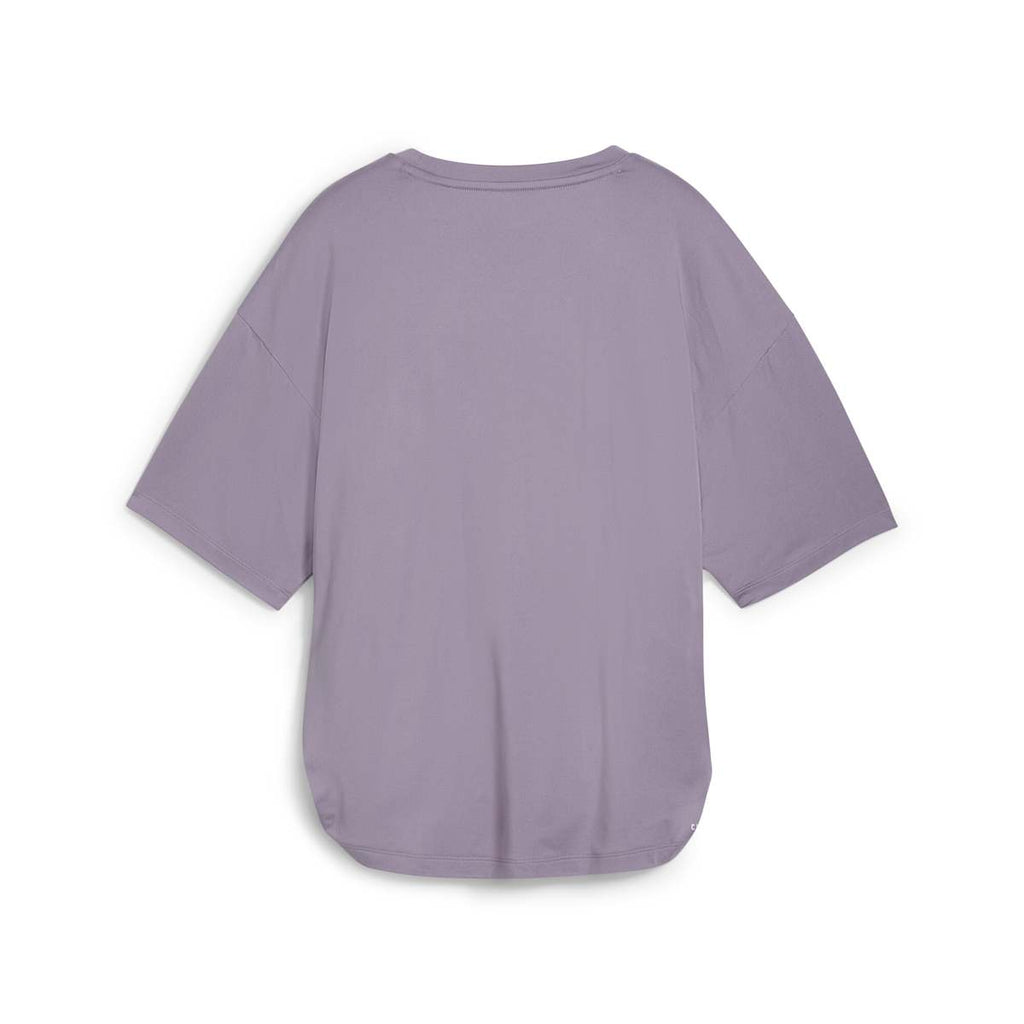 STUDIO TWIST TEE - REG Pale Plum model image