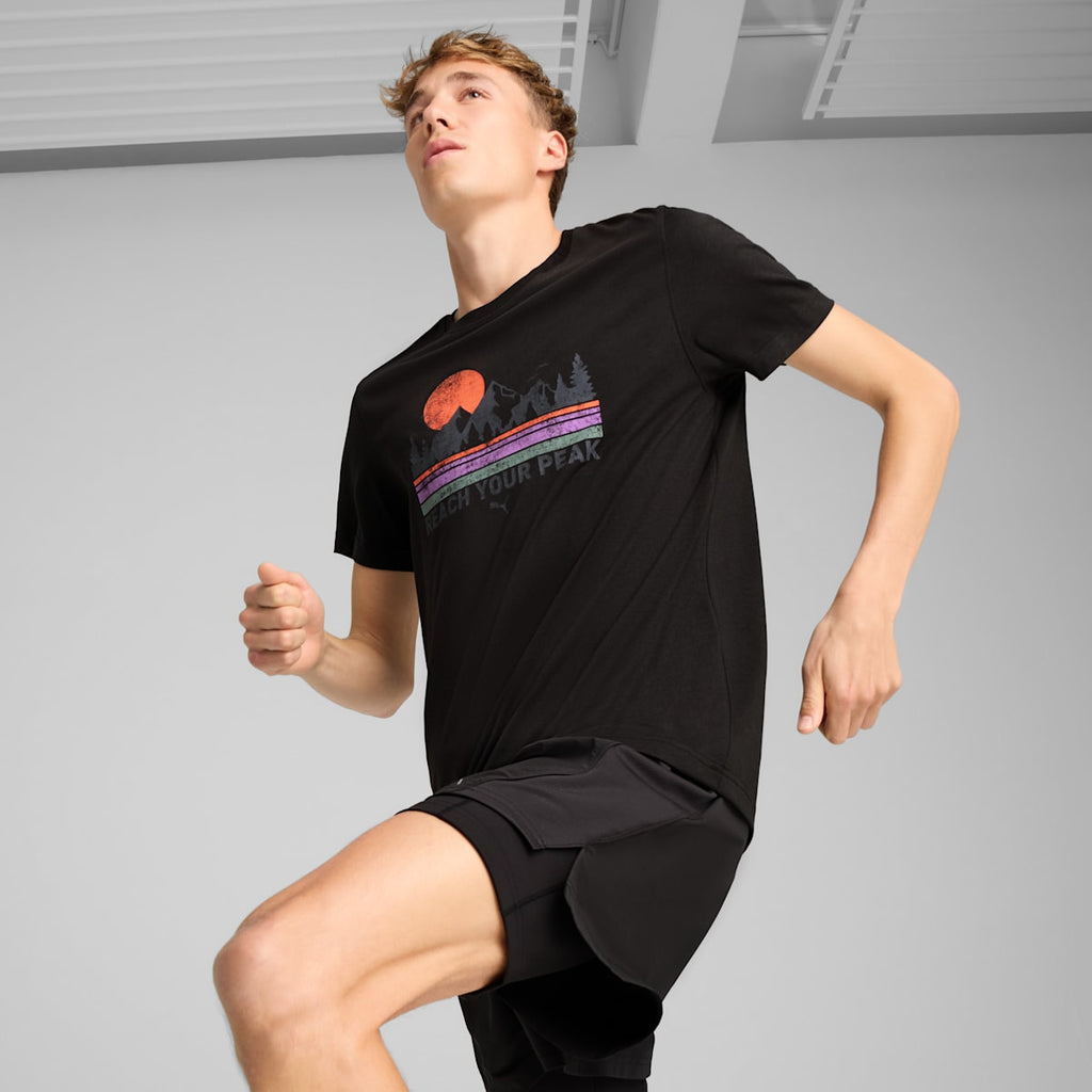 GRAPHICS Outdoor Unisex Tee - PUMA Black model image