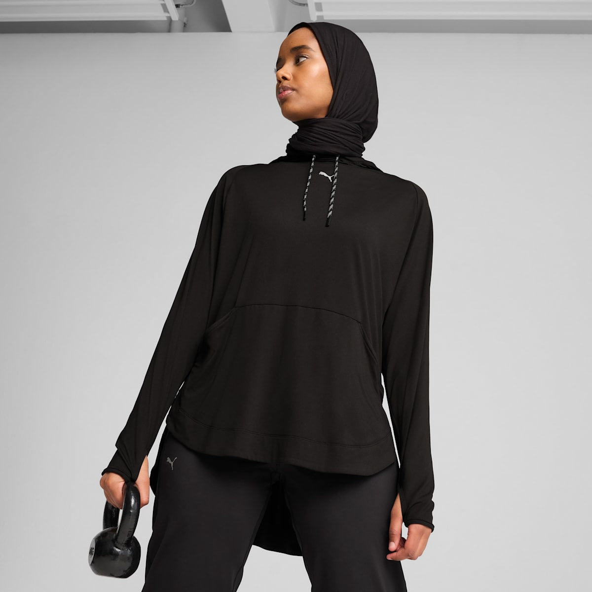 MODEST HOODIE PUMA Black model image
