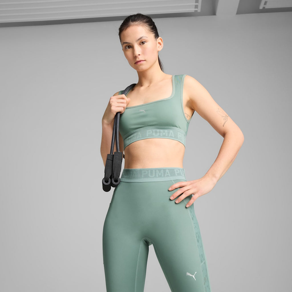 MOVE LACE BRA Green Moon model image