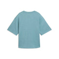 CLOUDSPUN Relaxed Tee Women - Baltic Sea Blue model image