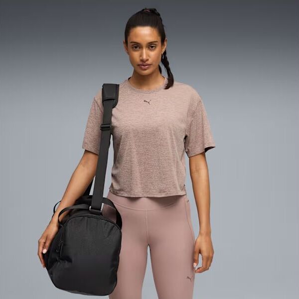 CLOUDSPUN Relaxed Tee Women - Sandstone Heather model front view