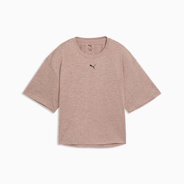 CLOUDSPUN Relaxed Tee Women - Sandstone Heather product front view