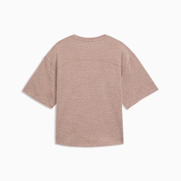 CLOUDSPUN Relaxed Tee Women - Sandstone Heather product back view