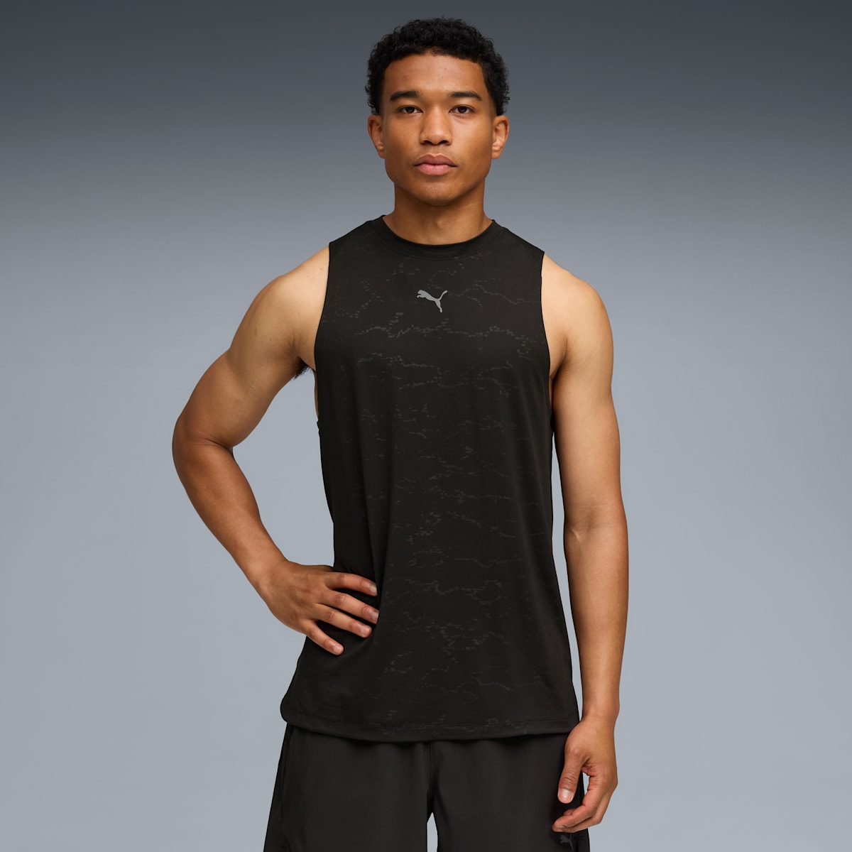CLOUDSPUN Training Tank Men - PUMA Black model image