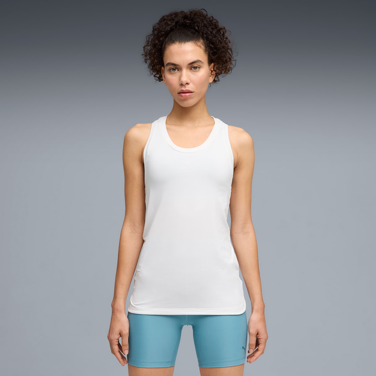 CLOUDSPUN Racerback Tank Women - PUMA White model image