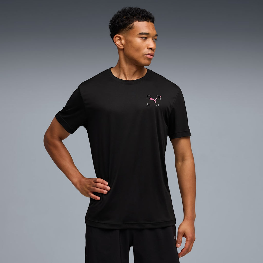 Run Illustration Graphic Tee Men - PUMA Black model image