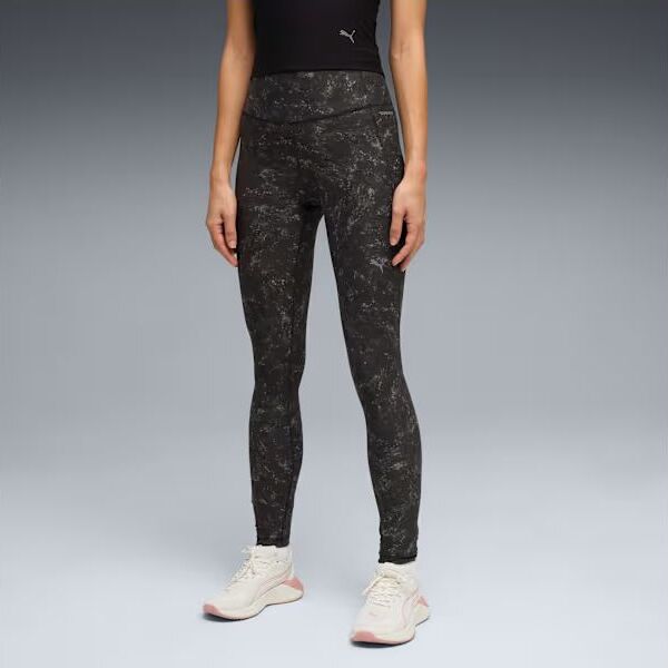 CLOUDSPUN Printed Tights Women - PUMA Black - front model view