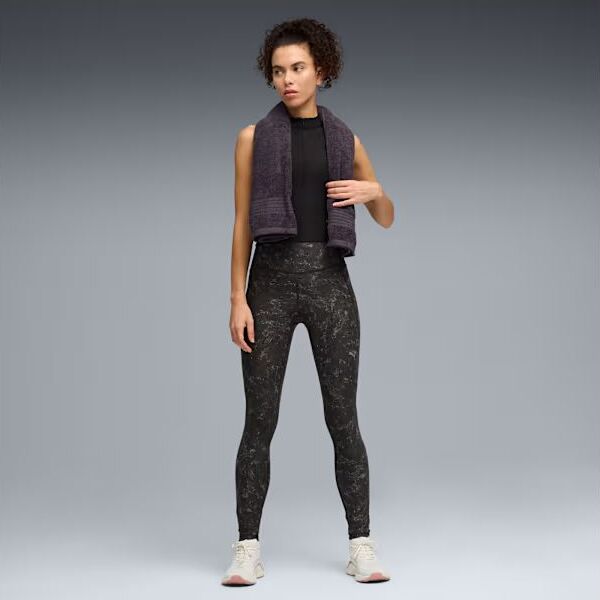 CLOUDSPUN Printed Tights Women - PUMA Black - full model view