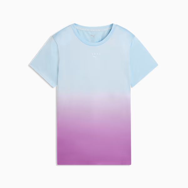 Women's PUMA x HYROX Poly Graphic Tee Lucite front view