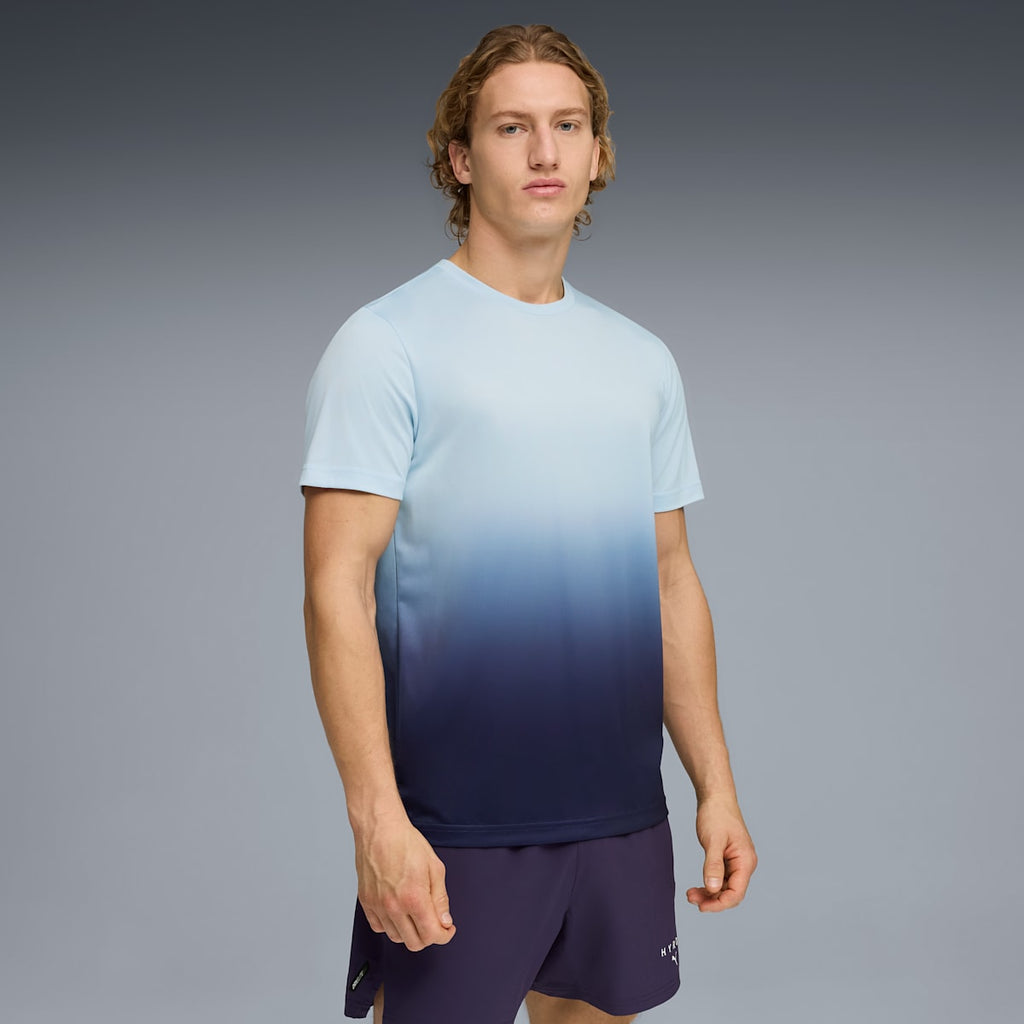 PUMA x HYROX Graphic Tee Men - Lucite-Deep Plum model image