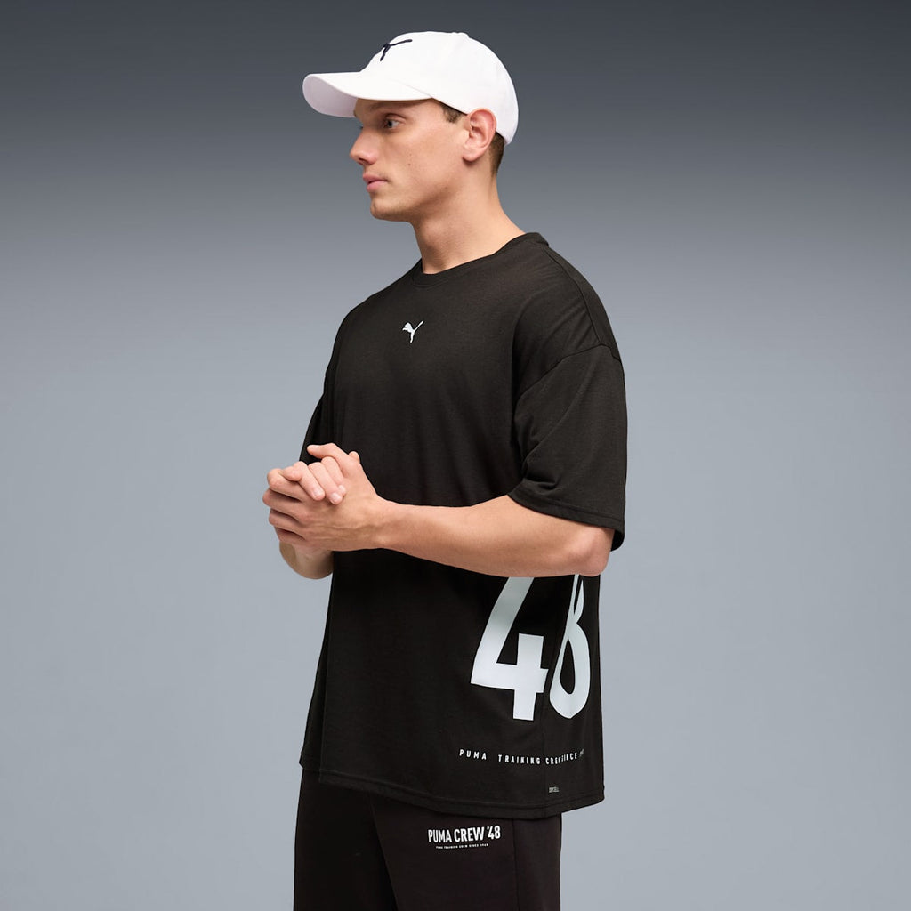 Graphics Training Tee Oversized Men - PUMA Black model image