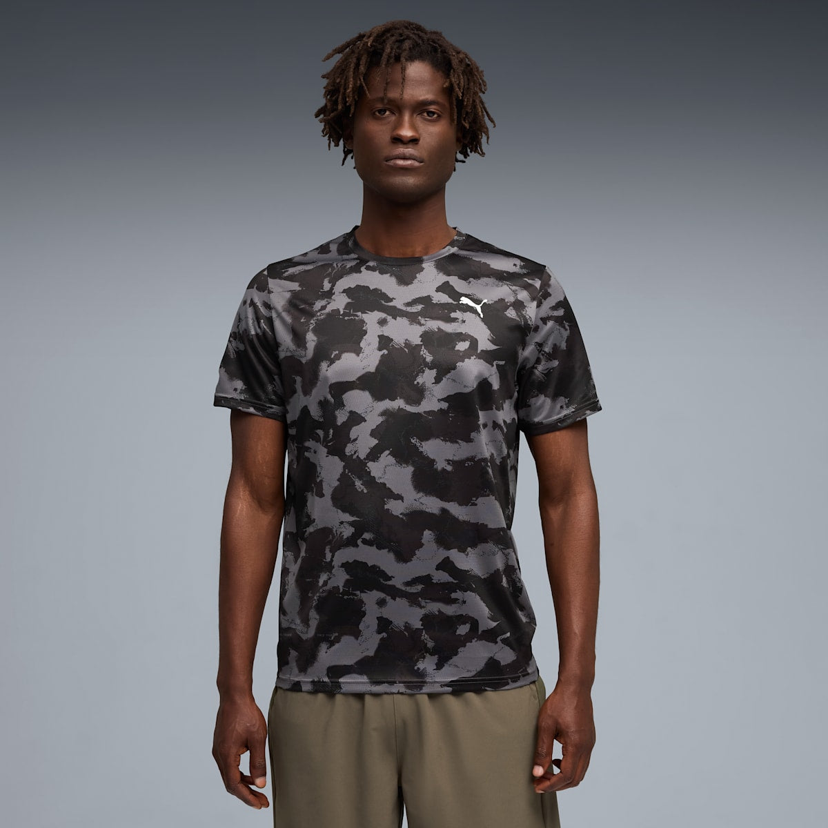 TAD Essentials AOP Tee Men - PUMA Black model image