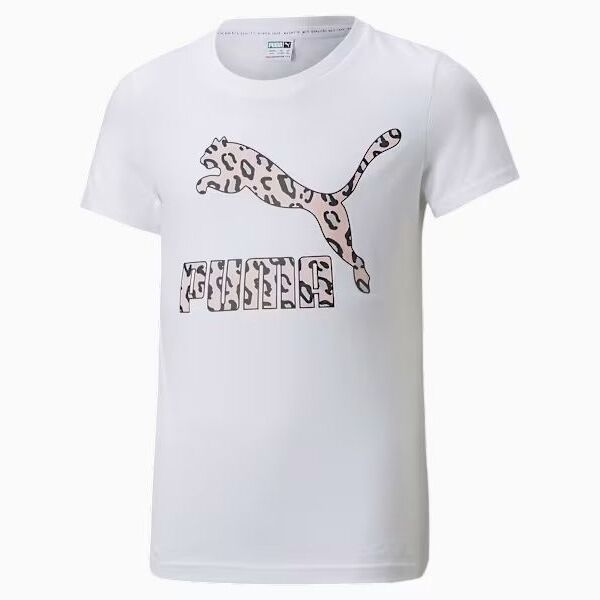 Summer Roar Logo Youth Tee - Puma White - product front